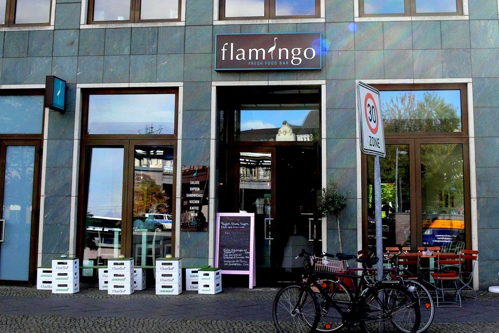 Berlin-Flamingo- draußen